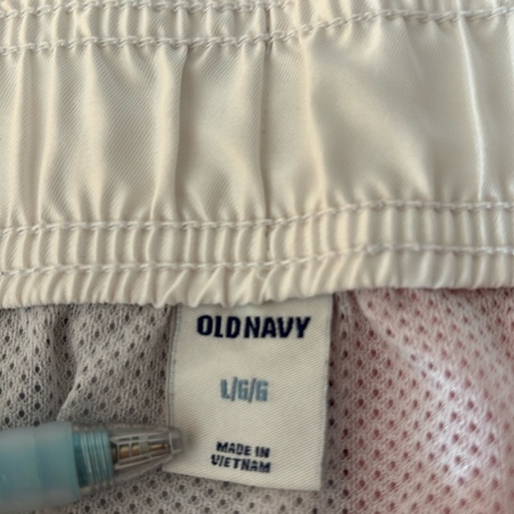 Old Navy Swim Trunks Suit Men Large Flag Print America USA Beach Summer Vacation - Picture 2 of 8